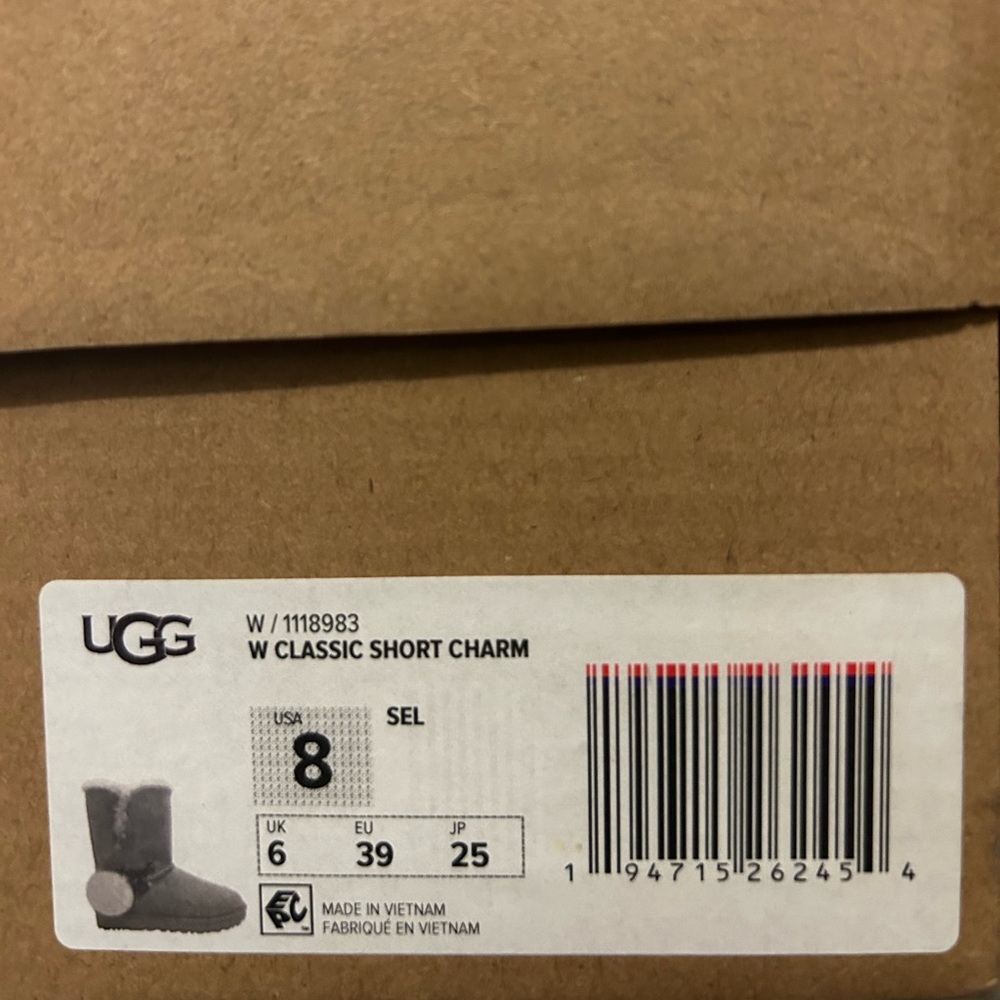 Gray Ugg boots
